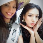 Srinidhi Ramesh Shetty Instagram - We girls love gifting each other❤❤ with #missvietnam ❤ How cool is this poem hat all the way from Vietnam ❤❤ and how gorgeous #missvietnam looks with those earrings from India❤❤ #indianearrings #poemhat #fromvietnam #gifts #sharingiscaring #lovegifting #MissSupranational #MissSupranational2016 #OfficialMobstar #SupraShow #SupraProduction #horizontresort #family #familyholiday #tatry #hightatras #GlobalBeautiesGrandSlam #MissosologyBig5 #slovakia ❤