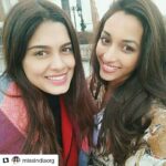 Srinidhi Ramesh Shetty Instagram - ❤❤ #Repost @missindiaorg with @repostapp ・・・ Wow! @misssupranational 2014 @asha.bhat and @yamahafascino #MissDivaSupranational 2016 @srinidhi_shetty clicked!