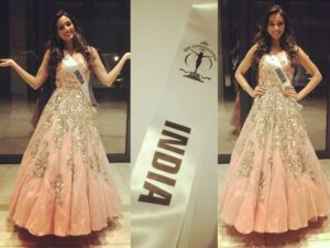 Srinidhi Ramesh Shetty Instagram - That feeling when you're called India ❤❤ So proud and blessed to have this opportunity 😘😘 Thank you @manishmalhotra05 for this beautiful outfit, @aquamarine_jewellery for the ring, @diosajewels for the earrings and special thanks to my fashion director @kavs1977 😘😘 #thankyou #blessed #humbled #proudindian #MissSupranationalindia2016 #MissSupranational2016 ❤❤