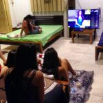 Srinidhi Ramesh Shetty Instagram – This is how we watched ourselves on TV😂😜 #firstepisode #excited #colorsinfinity #divaswatchingdivas #yamahafascino #MissDiva2016 💖