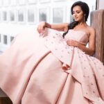 Sruthi Hariharan Instagram – Playing dress up for the 65th Jio @filmfare awards south 😊 
Designed by two girls I am mighty proud of- @shanvisri and @nisharakiran, their couture @manah_design – Thank you ladies for this gorgeousness .. Picture by my friend, critic and a guy who never fails to amaze me with the kind of person he is @kalyanyasaswi . Huge fan of his work too. 
Also working with @edwardmakeupartist for the first time and man was he fantastic with what he did – so Thank you Ed and Sweety for the MUP 
Accesories from @kalasha_finejewels 
Styled by @nisharakiran 
#awardsnight2018😊 #filmfaresouth #eveningslikethese #longwaytogo #Beautifulmanasugalu Novotel Hyderabad Convention Centre