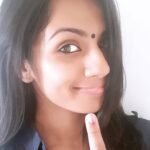 Sruthi Hariharan Instagram - Inked 😊 Now lets wait and watch ... #karnatakaassemblyelections2018