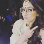 Sruthi Hariharan Instagram - Watched at your weirdest best ! If you know the photobomber do tag him below😏 #goldengirl #photobomb #whatsthebigdealinaselfie #toocoolglasses #monkeyingaround # #masterdancer