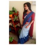 Sruthi Hariharan Instagram – As a kid I remember trying to drape my mother’s sarees. I cat walked around with half of it rolled around me, and the other half of it a lump in my tiny hands. It was only a matter of time before it all came undone, and I had a trail of cloth behind me, sweeping the floor with just one end of it tucked into my skirt . And the ordeal began again 🙄 The single thing I wanted most then, was to learn to drape a saree just like how she did.. perfectly pleated, elegantly draped, pinned to perfection, exuding powerful grace, and that sensuous no nonsense demeanour… it amazed me how a long piece of cloth could just enhance a woman’s beauty …And even after all these years I still remain amazed 😊
Saree from : @uddstories 
Styled by : @bapatshweta 
Assisted by : @snehagajula007 
Accessories from : Jaipur 
Make up by : yours truly cos sometimes it just aint about the face !! #thesareeswag #memories #womaninme #croptopforblouses #backtoroots #indianwear