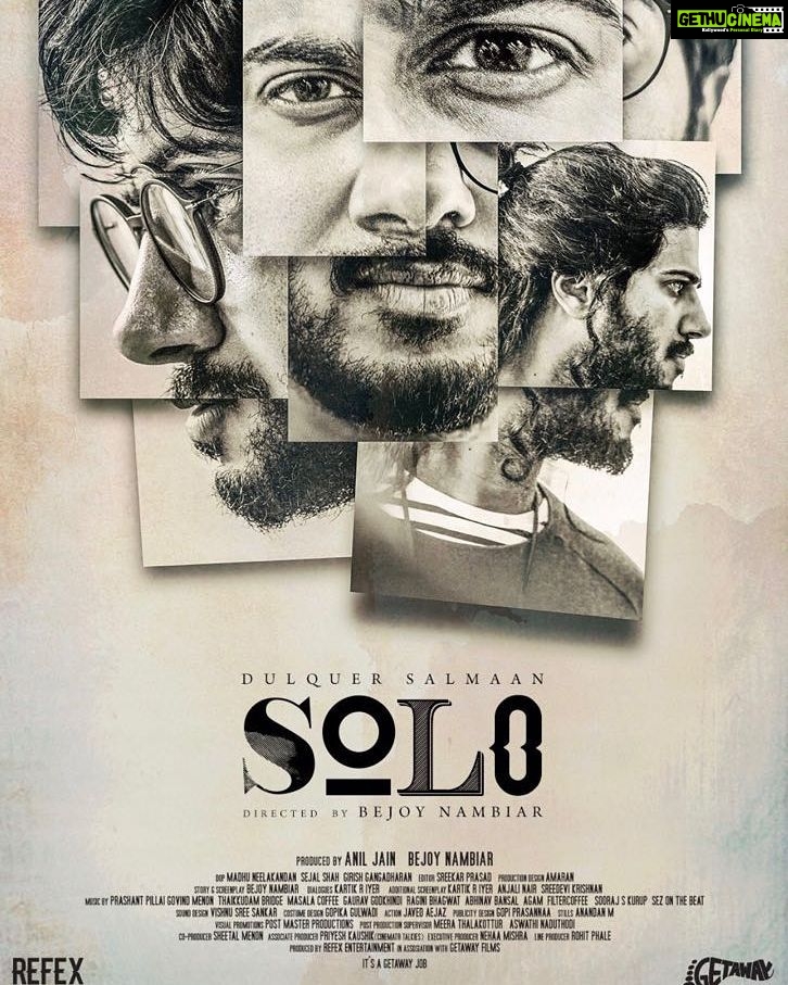 Sruthi Hariharan Instagram - Happy birthday @dqsalmaan ππ Both, as an audience and as an actor, it was one of my best experiences to be a part of your next #Solo :) Do continue creating the amazing cinema you always have, Continue inspiring π Teaser releasing in a few hours guys - watch out for this powerful actor in another super film !!! #firstlookposter #solothefilm #rukkushiva #thatstoryofunrequitedlove #bejoynambiar #thisseptgosolo