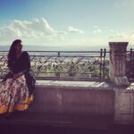 Sruthi Hariharan Instagram - In between shots ... Taking in all the beauty while resting the feet and mind 😊#mountaingirlatheart PS: wish you were around @raamkumar_r Assisi, Italy