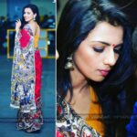 Sruthi Hariharan Instagram – Derieved from the persian words “qalam” (pen) and “kari” (craftsmanship), Kalamkari is one of the oldest most intricate Indian art forms ..
So when this gorgeous hand painted kalamkari saree was picked out by @nisharakiran, I didn’t have to be convinced at all to drape it pronto for the #happynewyear screening :) Love the work on the pallu especially 😍
Blouse from @fabindianews 
jewellery – @preciousandyou ( check out their trishul and damaru jhumkas ) 
PC : @raaghavraghu 
MUP : @shivugowda2011 
#elegance #madness #Loveforsarees