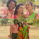 Sruthi Hariharan Instagram - Two people I have grown to respect and love- much more than before... At the fag end of completion - #UpendraMatteBaa with dearest Uppi Sir and Prema Madam :)