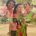 Sruthi Hariharan Instagram – Two people I have grown to respect and love- much more than before… At the fag end of completion – #UpendraMatteBaa with dearest Uppi Sir and Prema Madam :)