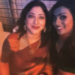 Sruthi Hariharan Instagram - And that was the highlight of this evening :) Lakshmi Gopalswamy - a beautiful danseuse and a wonderful actor - an inspiration ....Fan moment for dear lil me :D