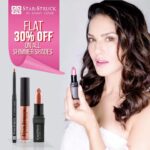 Sunny Leone Instagram - Wedding season is here and it's time to #Bling it on! Now avail a FLAT 30% OFF on all #Shimmer shades by @starstruckbysl Offer valid only on www.suncitystore.com #SunnyLeone #Cosmetics #Fashion #weddingMakeup #ShimmerShades #intensemattelipstick #LiquidLipColor Sunny Leone