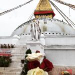 Sunny Leone Instagram - Morning! I couldnt have asked for a better morning in Kathmandu. We were all lucky enough to make to morning prayers. Something very soothing hearing chanting and drums! Today I pray for strength and my family members to have strength to see the great things in life.