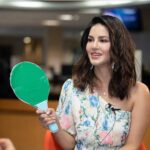 Sunny Leone Instagram – “Table tennis anyone??” Hehe 😜 📸@anoop.devaraj Sunny Leone