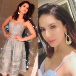 Sunny Leone Instagram - Dubai! Lips: #Berryglimmer by @starstruckbysl Outfit @mirrorthestore Accessories @deepkiran_jwellers Styled by @hitendrakapopara , Assisted by @shiks_gupta25 & @sameerkatariya92 HMU @devinanarangbeauty