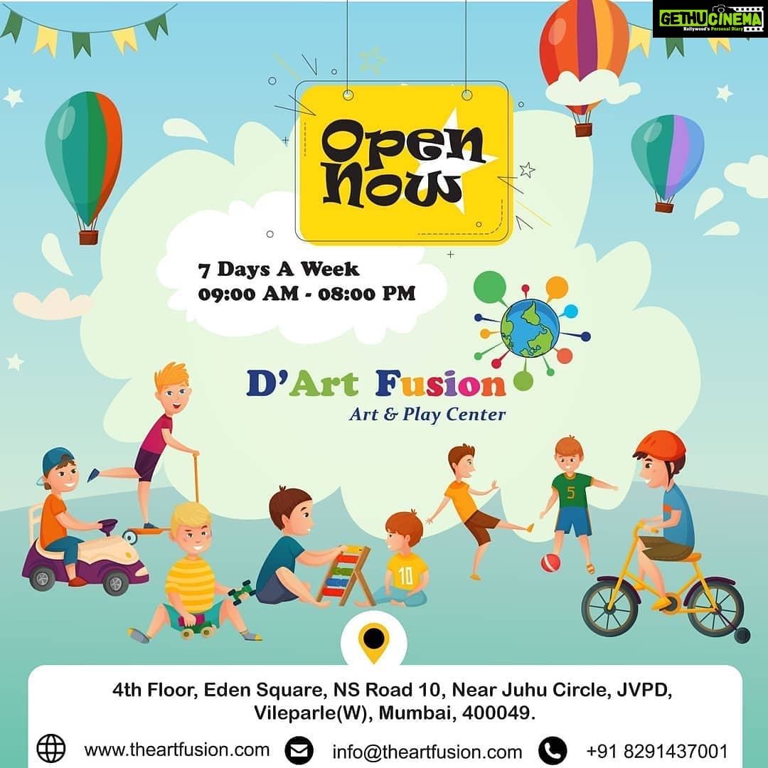 Sunny Leone Instagram - Mommies and Daddies!! We are happy to announce that your kid's new fav place is now OPEN!! @theartfusionjuhu is not just an Art school, but its also a Playzone wherein the kids can be themselves and have a fusion of Art and Fun! It also has other amenities like the library, Movie screening section and cafeteria along with being the elite birthday party destination!! Call 8291437001 or visit www.theartfusion.com for more details!! Juhu, Maharashtra, India