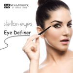 Sunny Leone Instagram - Nothing spells absolute Glamour like bold and dramatic #Eyes! For eye defining look that lasts, Eye Definer by #StellarEyes has got you covered with a creamy formulation on one end and a smudger on the other! Available exclusively on www.suncitystore.com #SunnyLeone #fashion #cosmetics #StarStruckbySL #Eyebrow #EyeLiner #Mascara #luxury Suncity Media and Entertainment