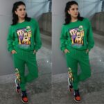 Sunny Leone Instagram - Everyone should go green! outfit @mashbymalvikashroff Styled by @hitendrakapopara Assisted by @sameerkatariya92 Makeup by @saherahmed91