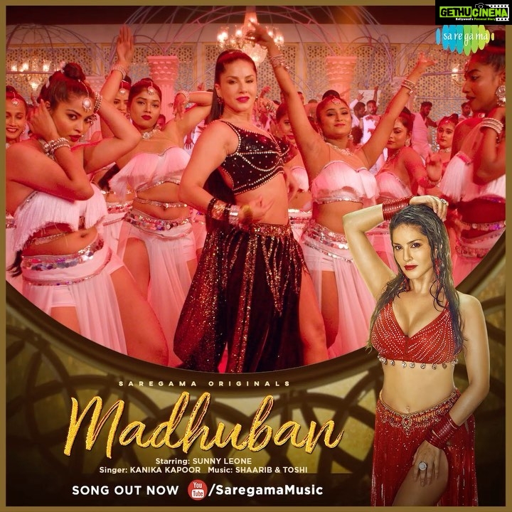 Sunny Leone Instagram - New Song Alert π₯° Party Vibes only with #Madhuban! Song out on Saregama Music YouTube Channel. π @saregama_official @sunnyleone @kanik4kapoor @ganeshacharyaa @toshisabri @shaaribsabri @shivikapratapofficial @arindamsmusic @kushchhabriadop #Madhuban #reelyfamous