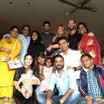 Sunny Leone Instagram - Our Mumbai family! Raksha Bandhan! Left-right/up & down :) Unaiza, @yusuf_911 Aisha, me, Noah @gypsyqveen, Nisha, head of the family @dirrty99 @swellflock, Asher, @hitendrakapopara @sunnyrajani @tomasmoucka @jeetihairtstylist and our ROCK @pyedle