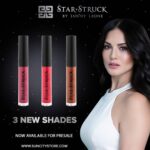Sunny Leone Instagram - Hey everyone!! My 3 NEW @starstruckbysl shades have just dropped and are now available for presale only on www.suncitystore.com 🤩 Click on the link in bio or check out my story!! #SunnyLeone #fashion #cosmetics #StarStruckbySL #LipLiner #Lipcolor #IntenseMatteLipstick #LiquidLipColor #newlaunch #NewShades @DanielWeber99 @sapana.malhotra