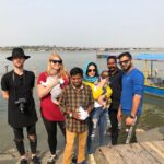 Sunny Leone Instagram - My boys finally got the chance to say hello to my parents at the Ganga where I scattered their ashes. Starting a new project and we've all come to seek my parents blessings. @tomasmoucka @swellflock @pyedle Anand and @sunnyrajani