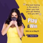 Sunny Leone Instagram - Gut Feeling Leads to a BIG WINNING! 💰 Just 2 more days to go! Play and Win with me on May 25, only on jeetwin.com!