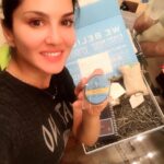 Sunny Leone Instagram - Thanks @physique57mumbai for this cute basket! Enjoy kicking butt in the gym! Love this magnet "Avoid Snaccidents" haha thanks @@itsclairb
