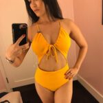 Sunny Leone Instagram - I think this one works for me!! Gotta buy it! A color I never thought I would be into! Back in action...headed to Cape Town!