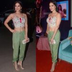 Sunny Leone Instagram – Loved this outfit for the launch of my show! Styled by @hitendrakapopara top @parul_j_maurya 
Clutch @ash.amaira ring @thelittlebaublebox linen pants @anjalijani  asst @prashantmangasuli @parmeet_kaur_kalra hair by Jeeti and make up by @tomasmoucka