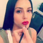 Sunny Leone Instagram - Nothing like a little "cherry bomb" on my lips today! @tomasmoucka nice color choice! You rock! @starstruckbysl @suncitystore @dirrty99