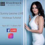 Sunny Leone Instagram - ‪Hey everyone I'm going to be live on my Facebook page tonight at 9pm IST talking about @starstruckbysl shade "cherry bomb" hehe my favourite colour from the line! @dirrty99 @suncitystore