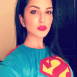 Sunny Leone Instagram - Here I come to save the day!! Lol