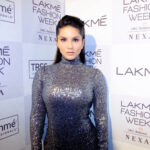 Sunny Leone Instagram – Lakmé fashion week Mumbai!! Walked for @splashindia in a gorgeous sequence gown. Thank you @razabeig for a great event!