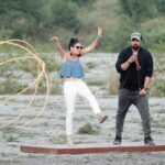 Sunny Leone Instagram - I did not make the cheer squad with these moves!! Haha @rannvijaysingha @mtvsplitsvilla10 @mtvindia