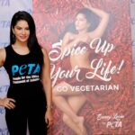 Sunny Leone Instagram - At the launch of my new @PetaIndia campaign 2017!! Yay!!! Woot woot! #SunnyLeone #PETA #govegan