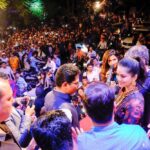 Sunny Leone Instagram – So many people last night in Thane!! Photography by @tomasmoucka