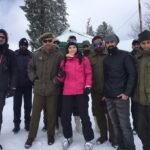 Sunny Leone Instagram – Protected by Indian army, police and security guards! Thank you! lol I’ve never seen so many machine guns on a shoot! Felt so safe