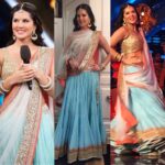 Sunny Leone Instagram – Love my Bigg Boss 10 lengha by @chameeandpalak styled by @hitendrakapopara