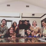 Sunny Leone Instagram - Our family holiday dinner! @dirrty99 Angie, Dylan,Harjit, @karishmanaidu14 @chefsundeep Nikhel, Elle,Reena and Kavi