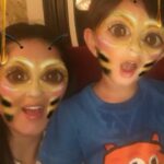 Sunny Leone Instagram - Haha Nikhel and I! Pizza night at my house.