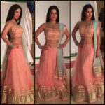 Sunny Leone Instagram – Loved this lengha by @chameeandpalak styled by @hitendrakapopara