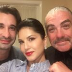 Sunny Leone Instagram – In New York with @dirrty99 and the mean machine @geege_on_video I love you Gege!!