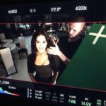 Sunny Leone Instagram - Love this shot of @tomasmoucka and I on set!! Work work work work!!!