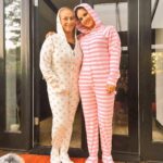 Sunny Leone Instagram – Nothing says friendship when ur closest friend agrees to wear a jumpin jammer with you for giggles!Love u Marci!!!