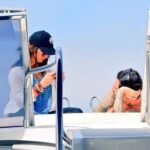 Sunny Leone Instagram – Personal time with @dirrty99 on a private yacht in Sorrento