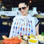 Sunny Leone Instagram – It’s the best meal when you get a bib!! Haha