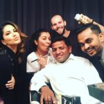Sunny Leone Instagram - Crew together shooting again! @hitendrakapopara @nitashawahi @tomasmoucka and head papa Prabaker!!