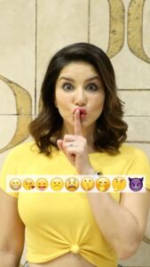 Sunny Leone Instagram - What's your fav emoji? Remix with me and tell me!! 
.
.
#MyMTVReel @mtvsplitsvilla @mtvindia #feelitreelit #reels #emojichallenge
