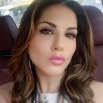 Sunny Leone Instagram - Soft wavy hair and light purple eyes with a heavier lash! Thanks @nitashawahi