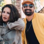 Sunny Leone Instagram – Hmmmm…I have no idea what I lost in my shirt…but the real question is…. what is @rannvijaysingha doing?? Lol